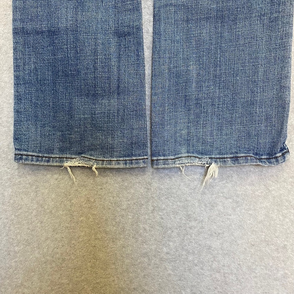 LEVIS 515 Women's Size 8 Long Boot Cut Mid Rise Medium Wash Denim Blue Jeans - Picture 8 of 13